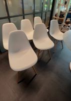 Lot de 6 chaises Eames Plastic Side Chair RE DSW.