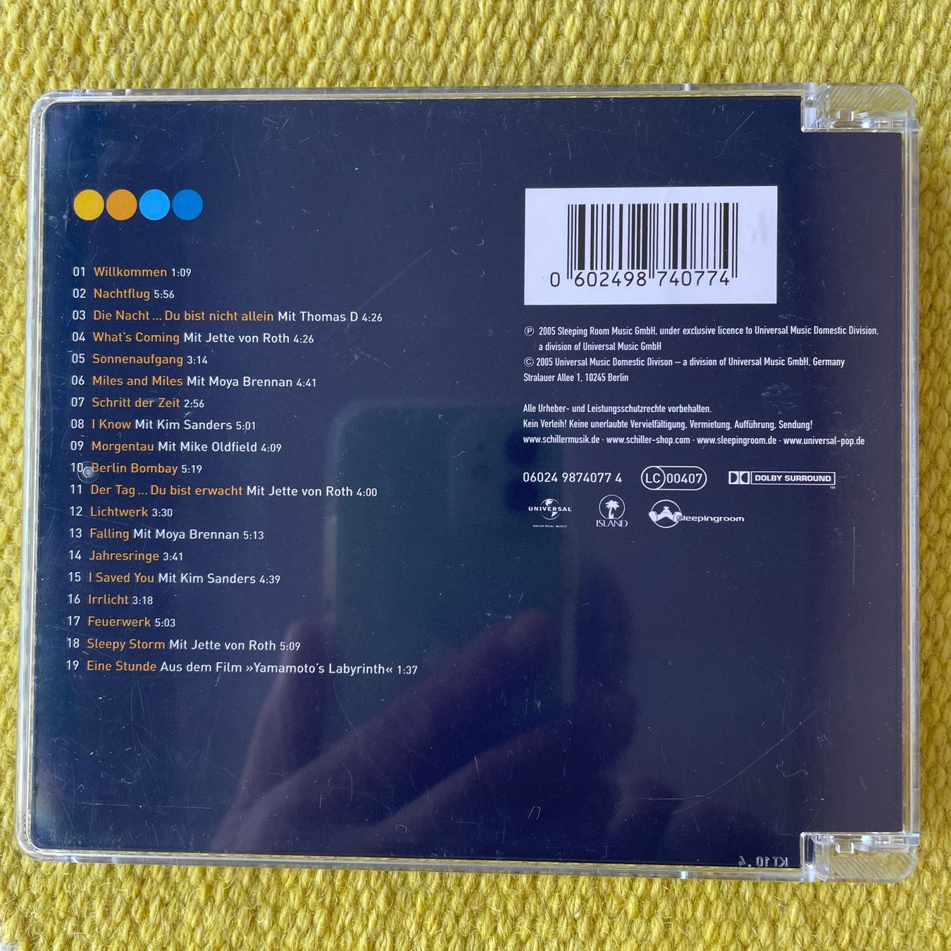 CD: SCHILLER-TAG UND NACHT – Usato da Rorschacherberg venduto da CD-Roli 1