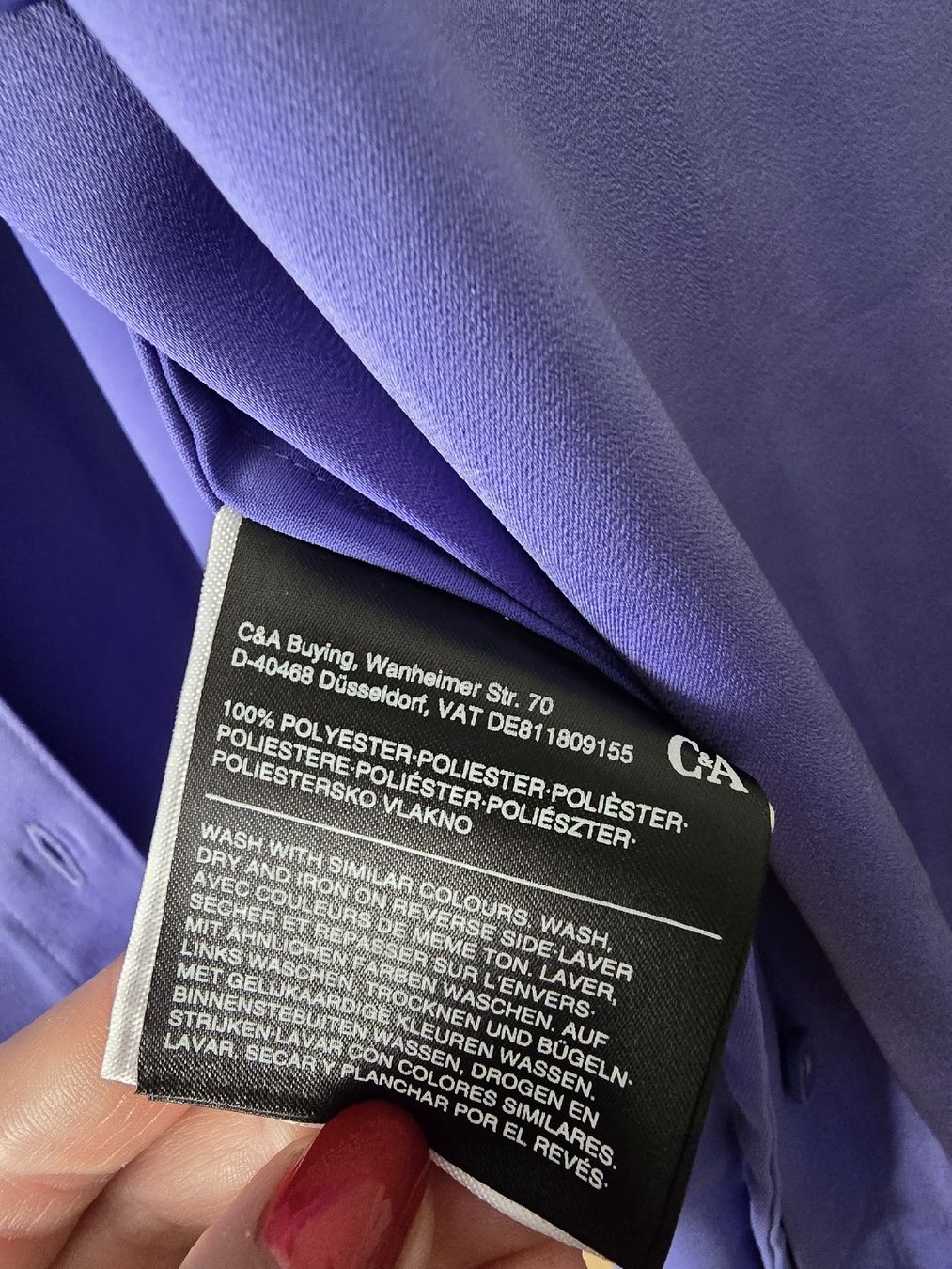 C&A Chemisiers: Bluse Gr.44 von C&A, blau – Neuf (Voir description) à Jegenstorf par sablini19 3