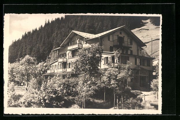 Ansichtskarten: Adelboden, Das Hotel Edelweiss-Schweizer – Gebraucht aus Berlin von bartko-reher
