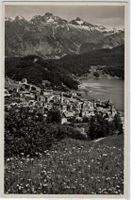 GR 84 St. Moritz mit See 1953 Hotel-o Maloja-Kulm
