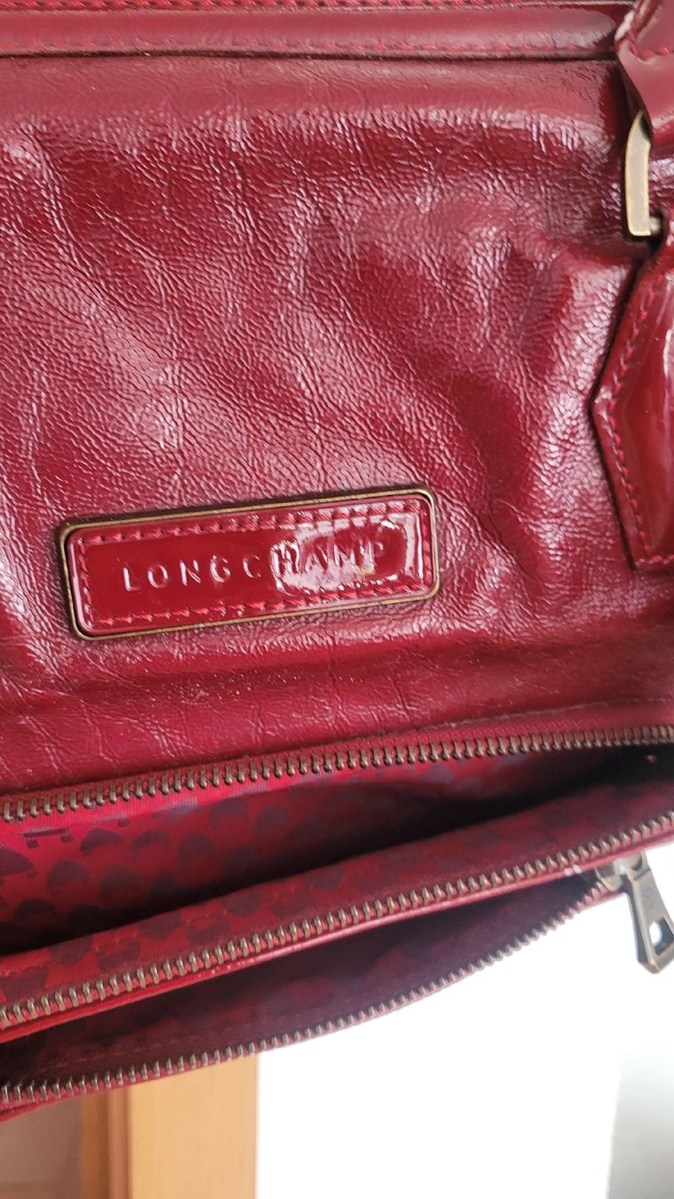 Longchamp Taschen für Damen: Lonchamp sac cuir bordeau  – Gebraucht aus Echallens von frimousse2008 2