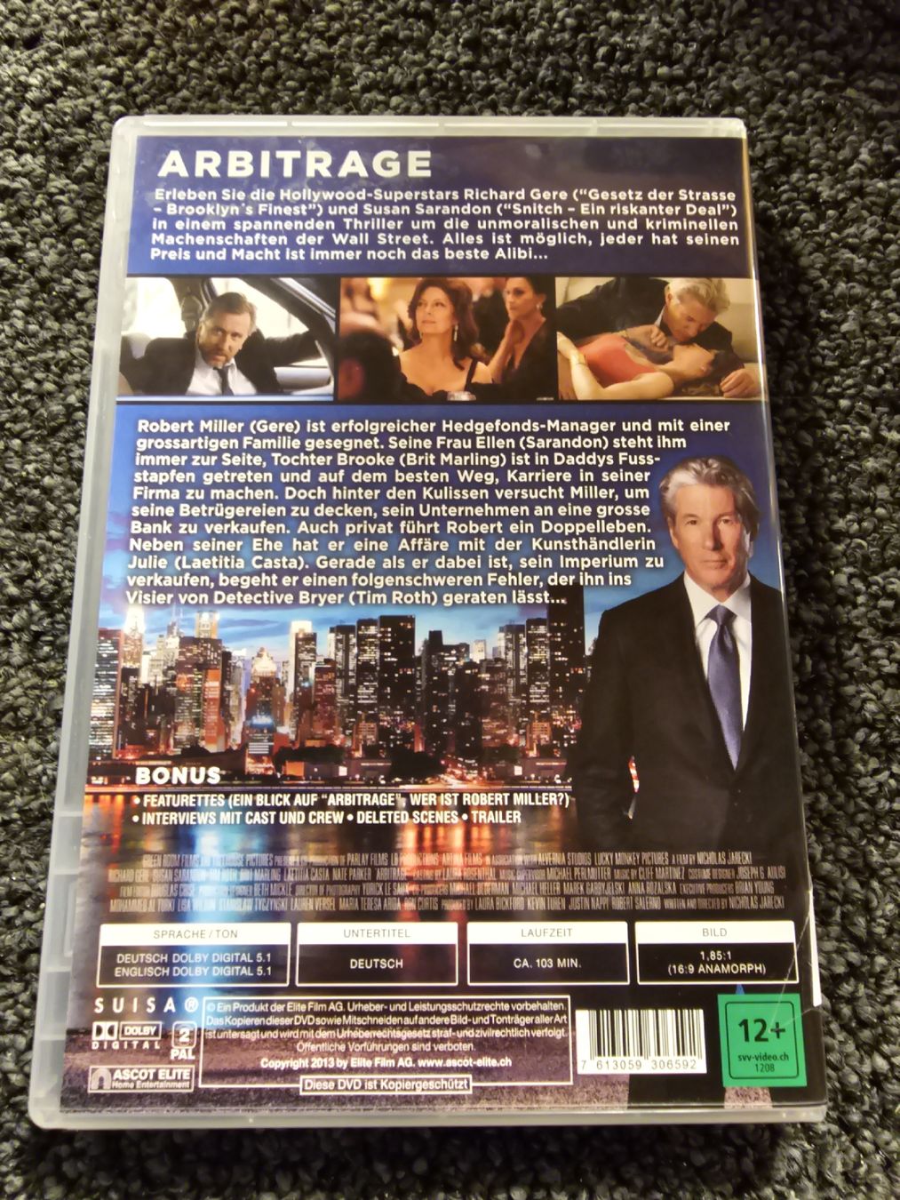 Tous les DVDs: Arbitrage (21640) – D'occasion à Ruswil par jan_bxl5 1