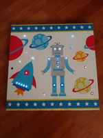 Roboter Bild mit LED Beleuchtung