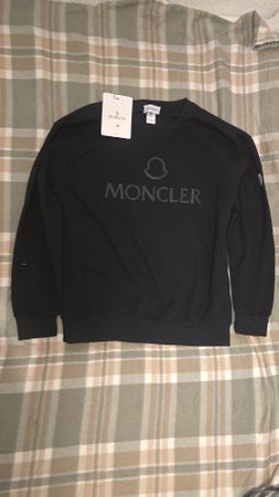 Moncler Sweatshirt Men Black Size L New with Tags