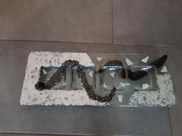 Gläser: Dekorative Glasschale – Gebraucht aus Erstfeld von Uhu1980