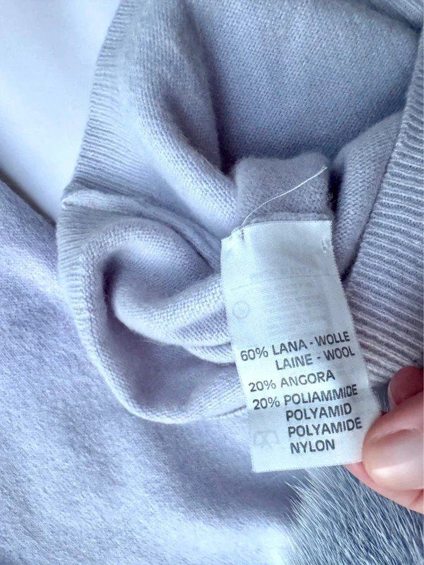 Maglioni & Felpe: Blumarine Angora Wolle Pulli mit echtem Nerz  38  it 44 – Usato da Obergösgen venduto da crystalfox 6
