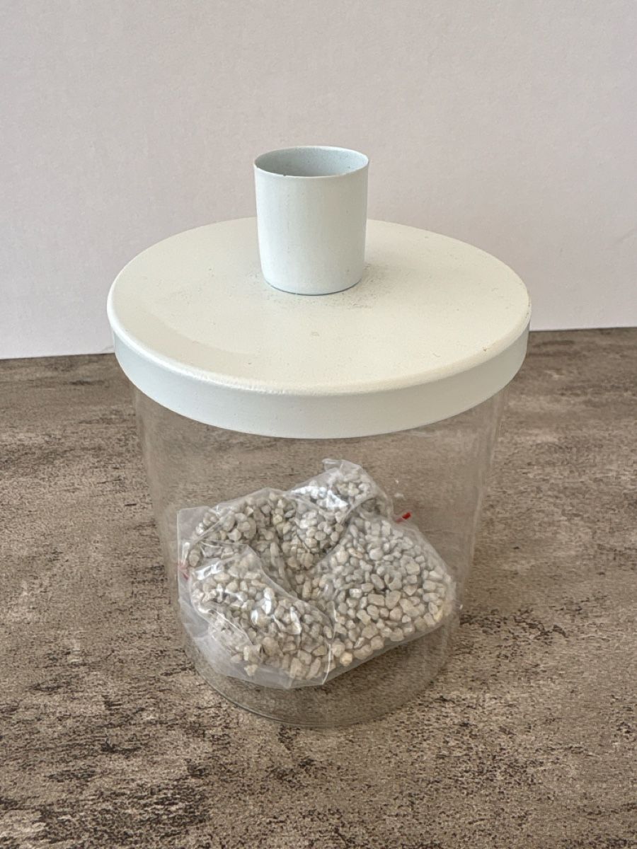 Portacandele: Kerzenhalter mit Deko Glas Dose – Usato da Rümlang venduto da resale35
