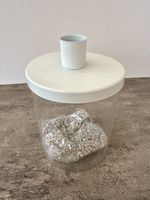 Kerzenhalter mit Deko Glas Dose