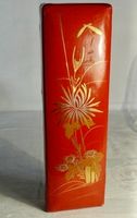 Japan Vintage Lackbox mit Blumenmuster, Top Zustand