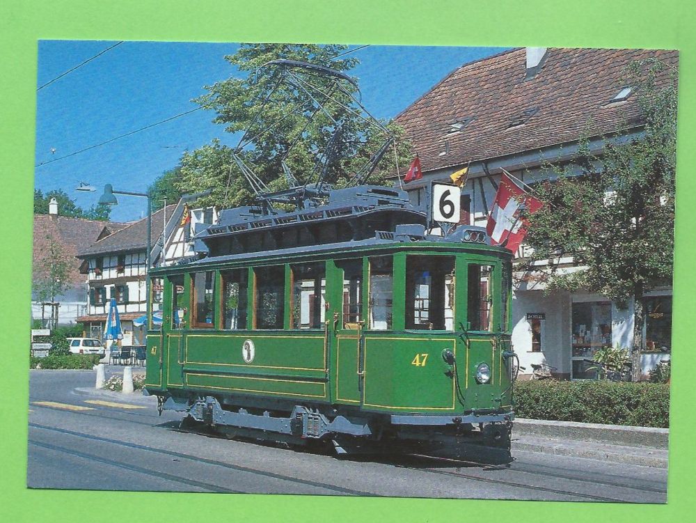Cartoline postali: Historische  Tram Basel – Usato da Zürich venduto da t24_de