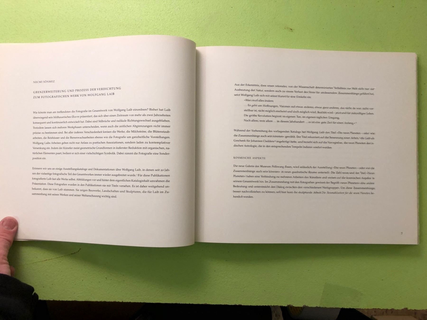 Bücher: Wolfgang Laib: Die neun Planeten – Gebraucht aus Zürich von allp 2