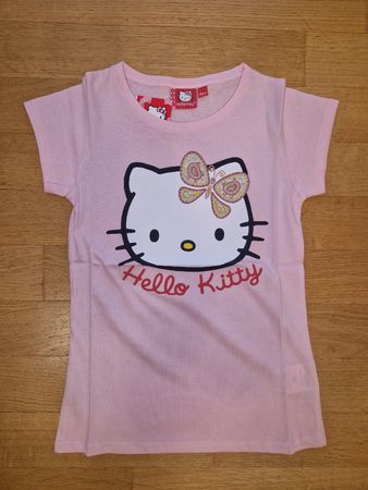 T-shirt Hello Kitty rose, neuf, taille 8 ans