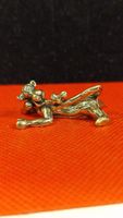 Goldige Bärli-Figur, Vintage Deko-Objekt für Sammler!