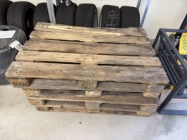 4 EPAL Europaletten gebraucht mit Gebrauchsspuren
