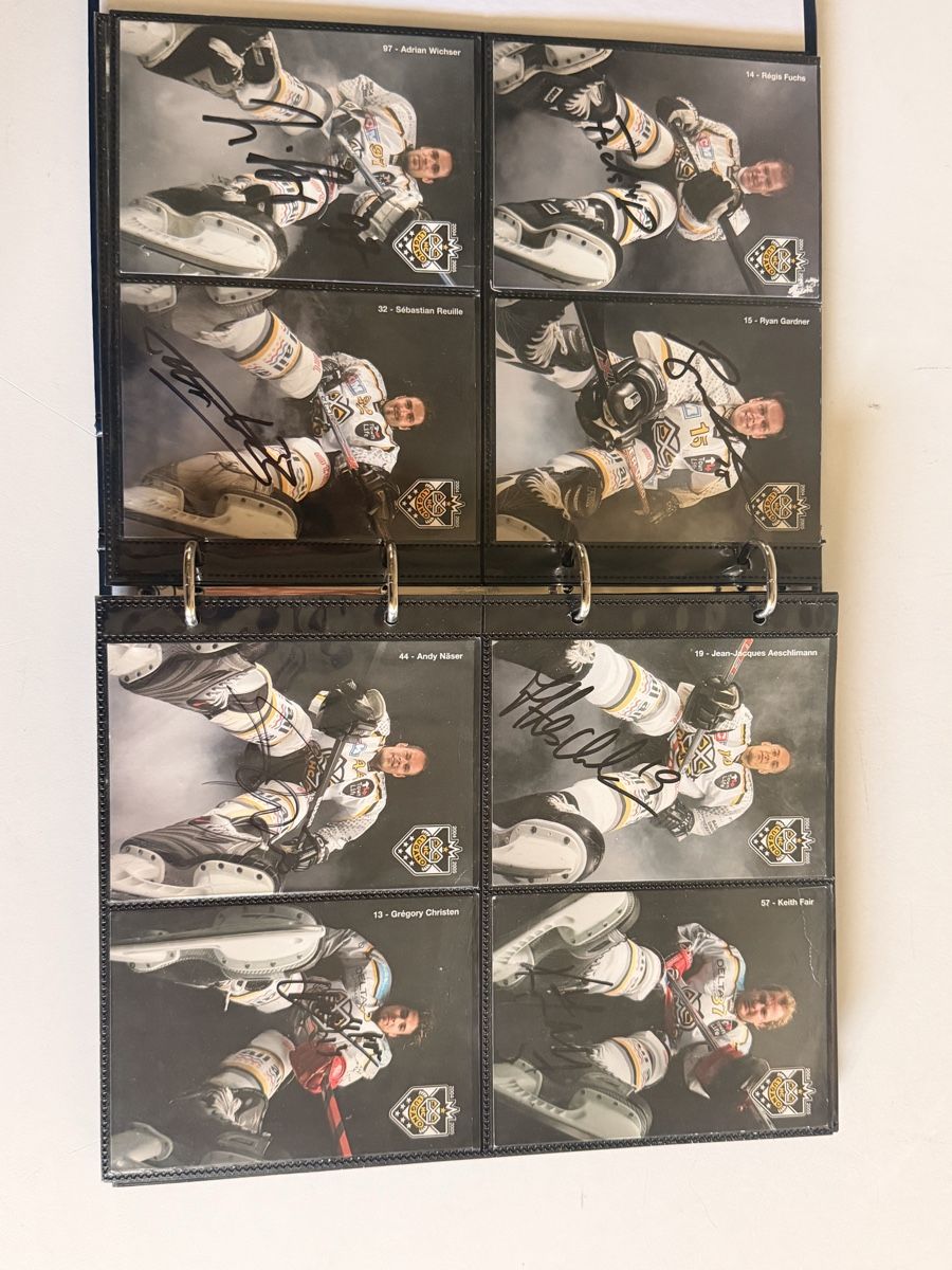Autographes: Autogrammkarten-Set HC Lugano – D'occasion à UNTERSIGGENTHAL par s_rzb8 3