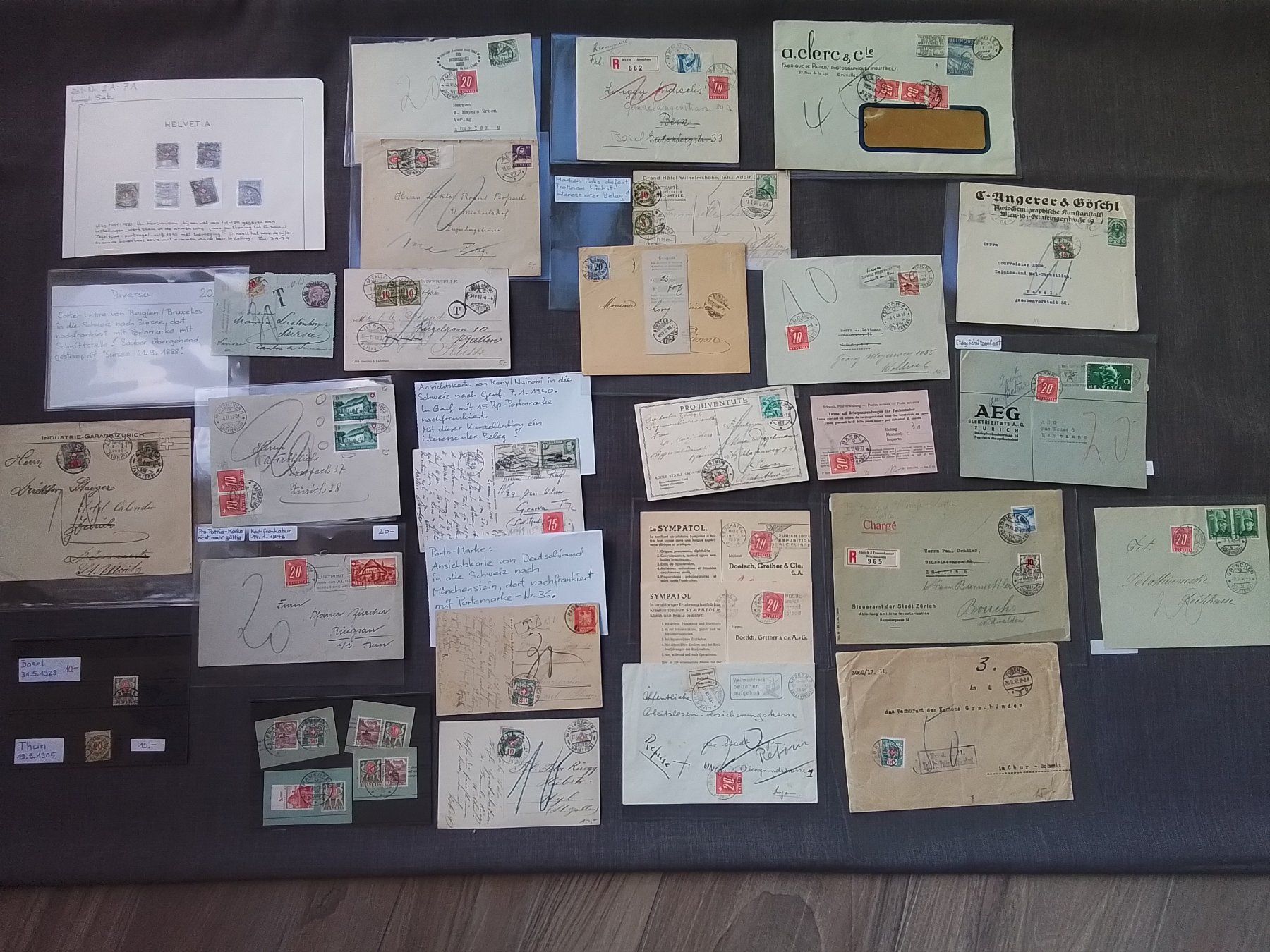 Tutti i francobolli: Sammlung Nachporto Schweiz – Usato da Reichenburg venduto da ibiza18