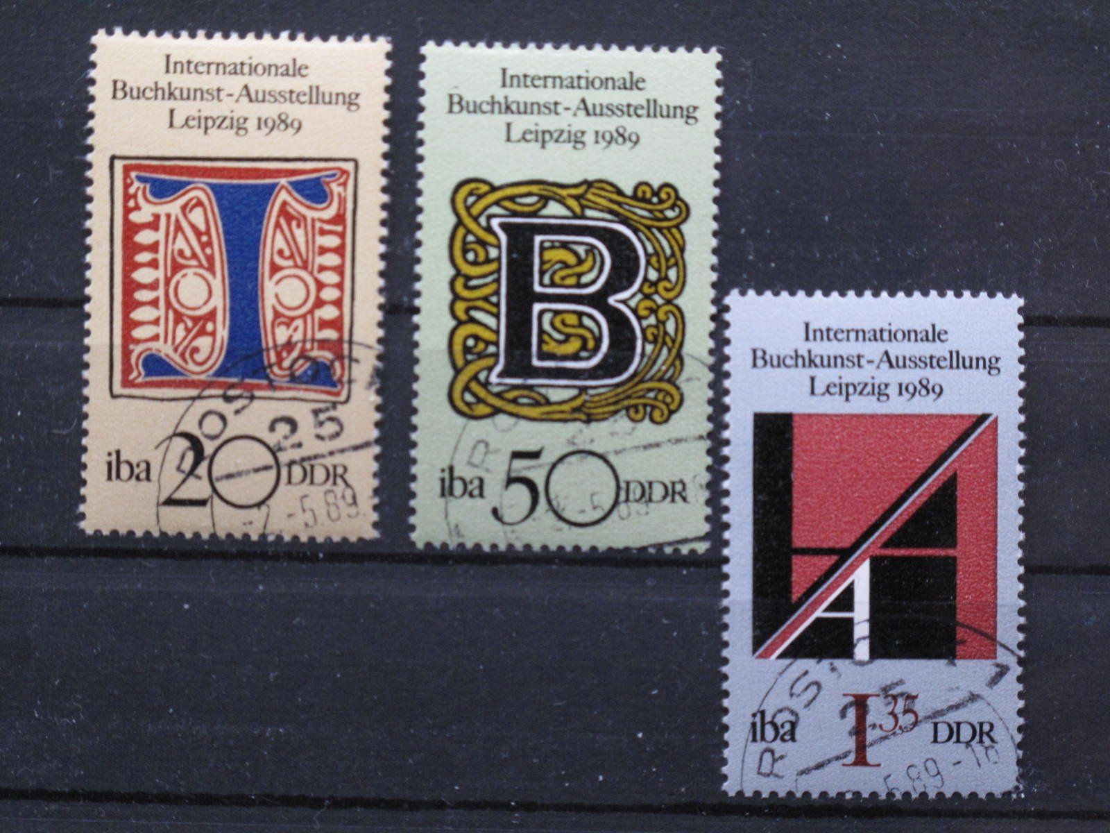 Tutti i francobolli: DDR 1989 Buchkunstaustellung gest. – Usato da Wil SG venduto da fva01