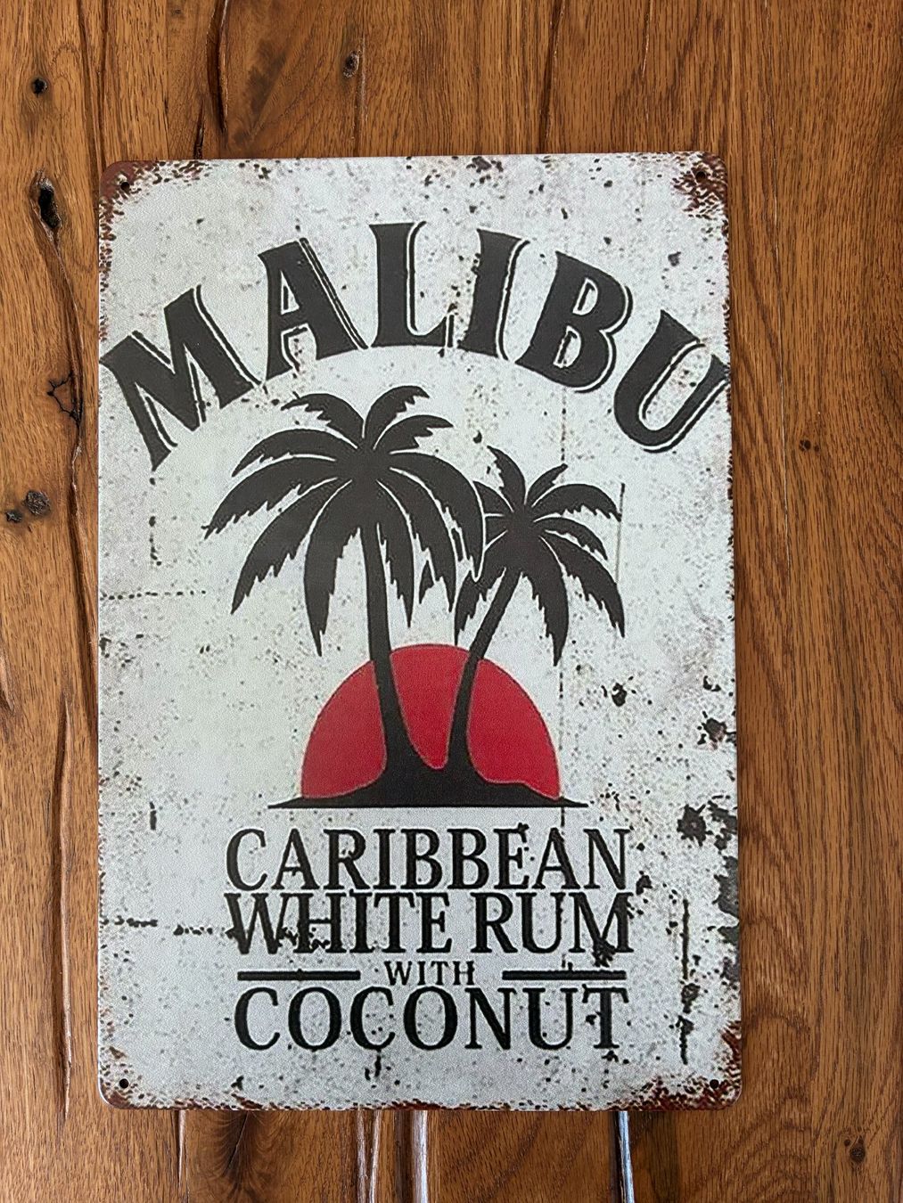 Malibu Bevande alcoliche: Malibu / Schönes Blechschild 20 x 30 CM / neu – Nuovo e nell'imballaggio originale da Bremgarten AG venduto da Eurotiz