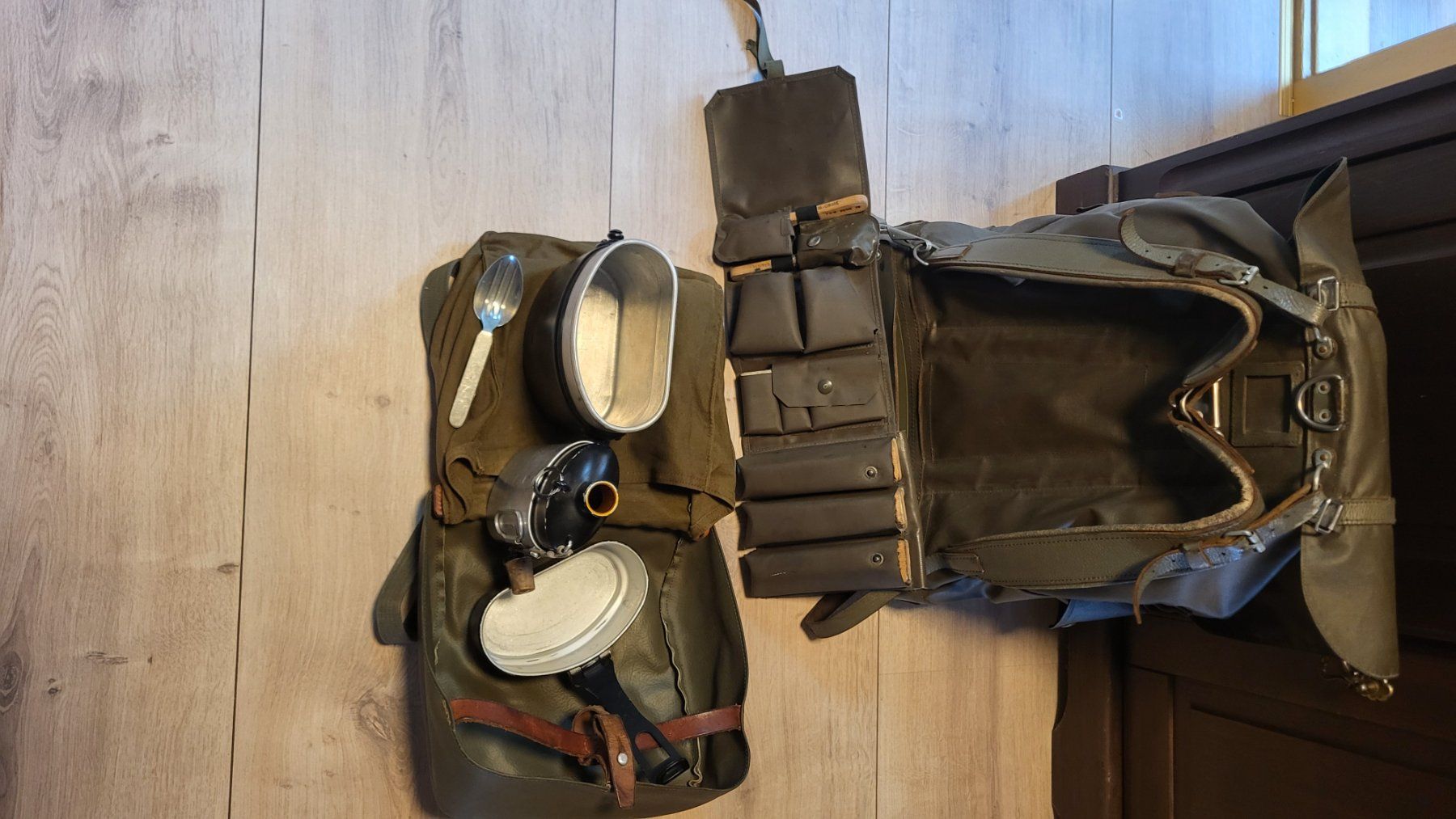 Schweizer Armee Zaini: Original Schweizer Armee Packtasche, – Usato da Bonau venduto da Jaco82 1