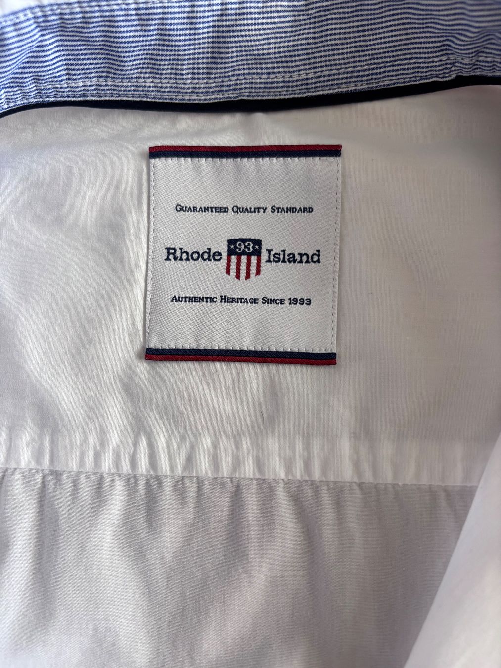 Chemises: Rhode Island Freizeithemd weiss L – D'occasion à Balsthal par Uroby 4