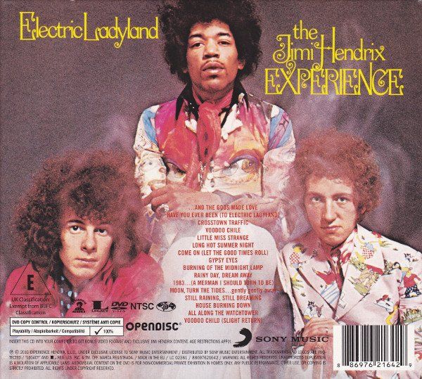 CD: Hendrix Jimi: : Electric Ladyland CD/DVD – Nuovo e nell'imballaggio originale da Steinhausen venduto da Vilivinili 1