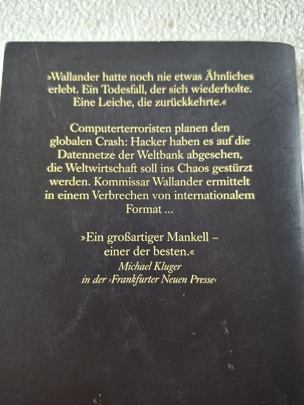 Libri: Henning Mankell, Die Brandmauer, Wallander Krimi – Usato da Grindelwald venduto da carro5 1