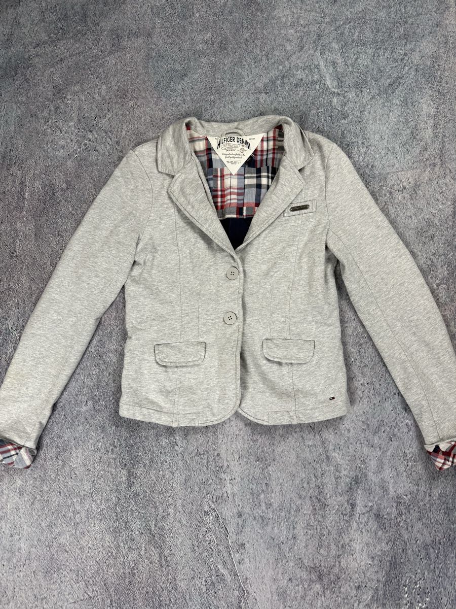 Tommy Hilfiger Cappotti: Blazer Tommy Hilfiger Denim Grau Grösse M – Usato da Luzern venduto da kim221080