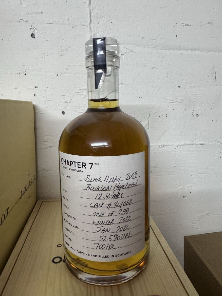 Spiritueux: Chapter 7 Blair Athol 2009 Bourbon Hogshead 700ml – Neuf avec emballage d'origine à Hergiswil NW par wert721