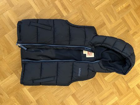 Levi's Weste mit Kapuze dunkelblau Grösse 140