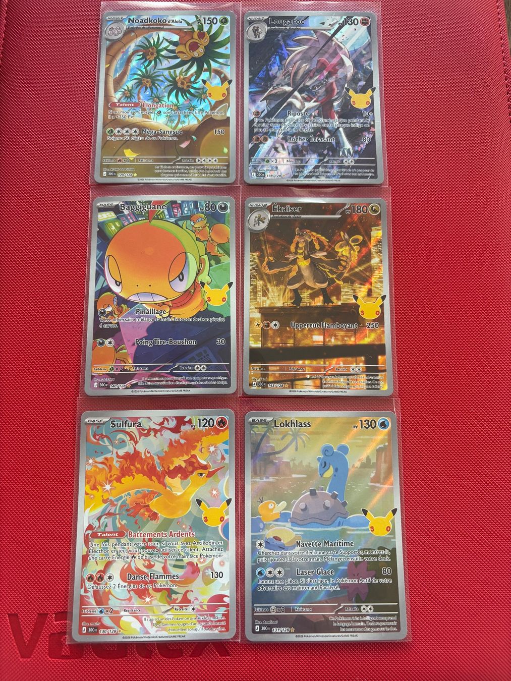 Pokémon Sammelbilder & Trading cards: Lots de 6 AR 30 ans Pokémon – Neu (gemäss Beschreibung) aus Crans-Montana von mel_tj7g