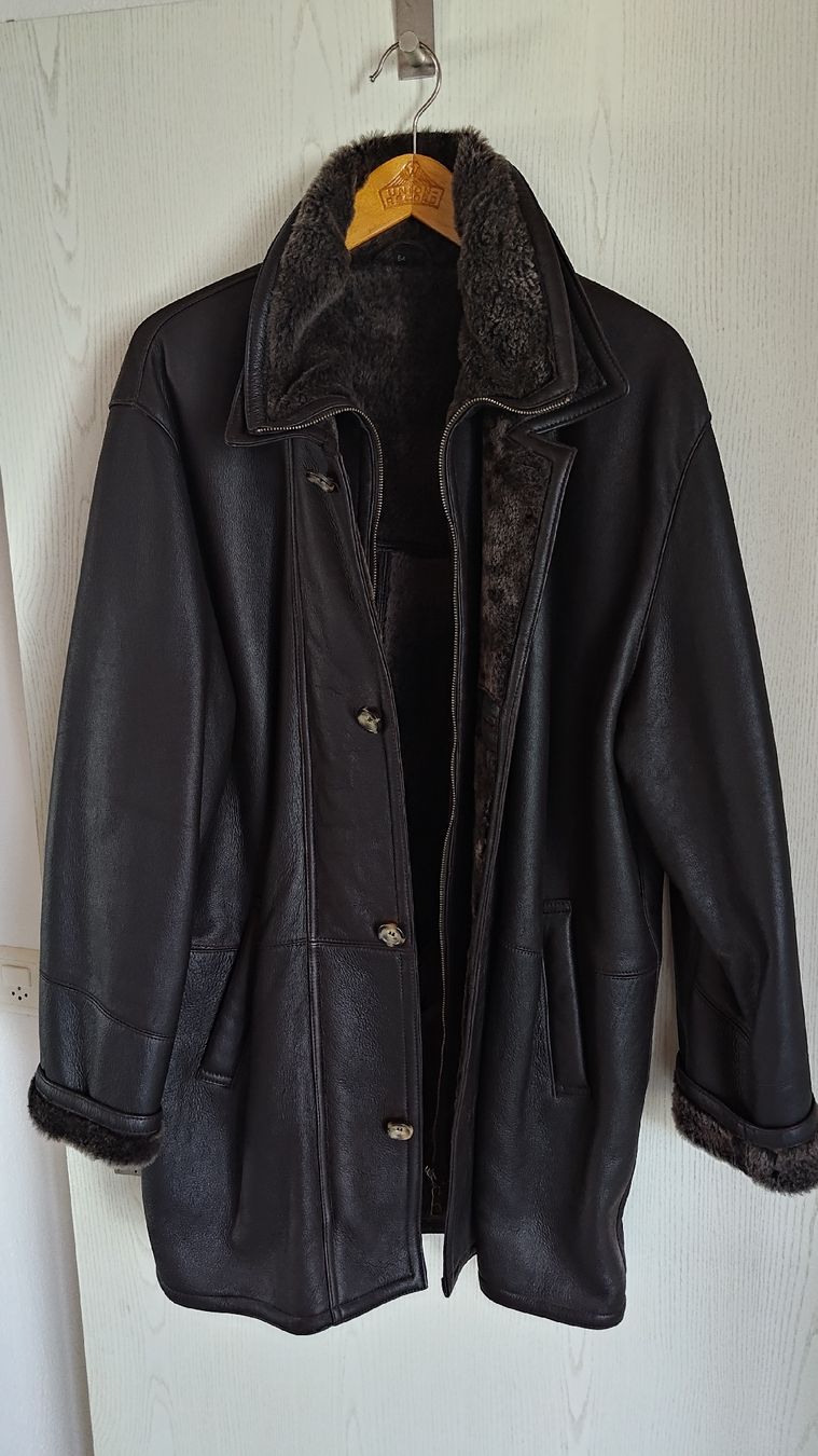 Giacche: Lederjacke Braun Gr. 54 / Lammnappa – Nuovo (secondo la descrizione) da Illnau venduto da Sefan 3