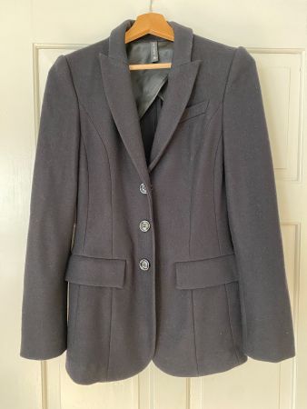 MARCCAIN warmer Blazer Gr. 36 schwarz wie NEU