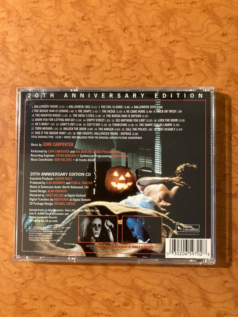 CD: CD HALLOWEEN JOHN CARPENTER 20TH ANNIVER. ED. CHF 20 >> 27.6 – Usato da Geneve venduto da tigre69 1