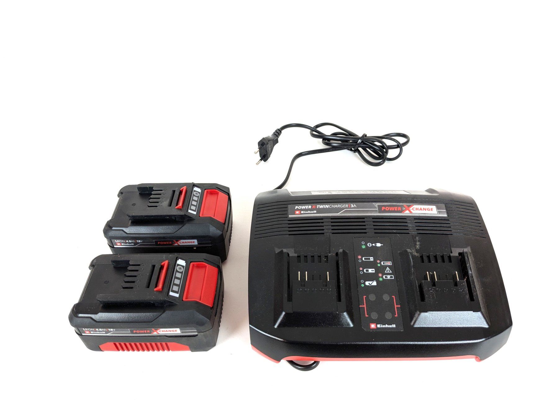 Einhell Batterie: EINHELL Power X-Twincharger 3A Inkl. 2 Akkus – Usato da Thun venduto da Restwert_Thun 3