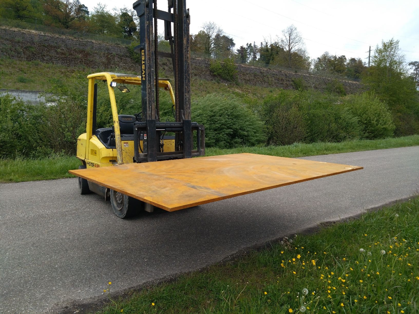 Insegne: Stahlplatten Tôle de route – Nuovo (secondo la descrizione) da Bassecourt venduto da Jumat