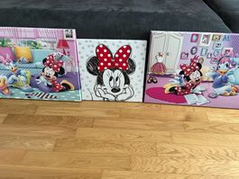 3 minnie mouse Leinwand Bilder