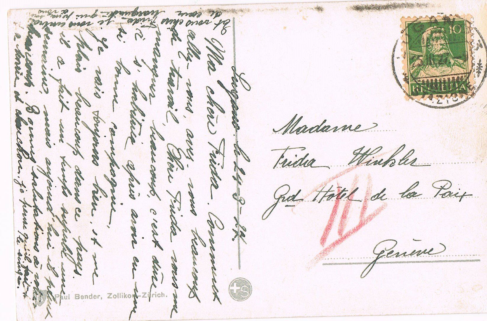 Cartoline postali: LUGANO, alte AK, Wäsche am Seeufer – Usato da Buchs AG venduto da Baerfisch 1