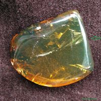 ♥ RAR: MEXIKO BERNSTEIN / HONIG - GRÜN - TALISMAN ♥