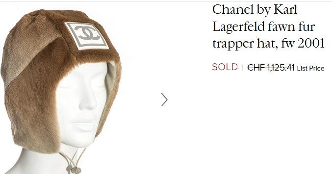 Chanel Copricapi, berretti & cappellini: Chanel shapka / Mütze .M - 56/57 – Usato da Collonges venduto da Auganien 1