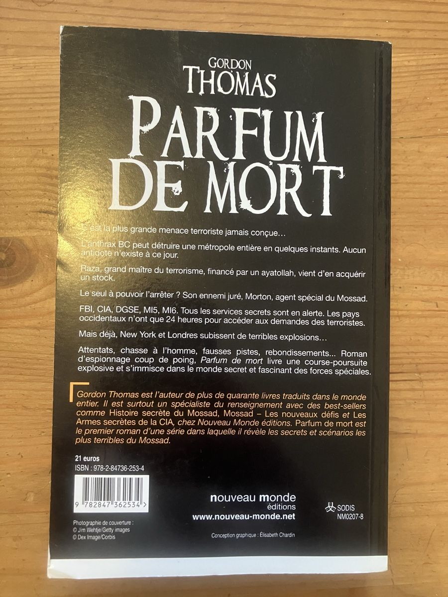 Libri: Parfum de mort (Gordon Thomas)  – Usato da Meyrin venduto da Julien333 1