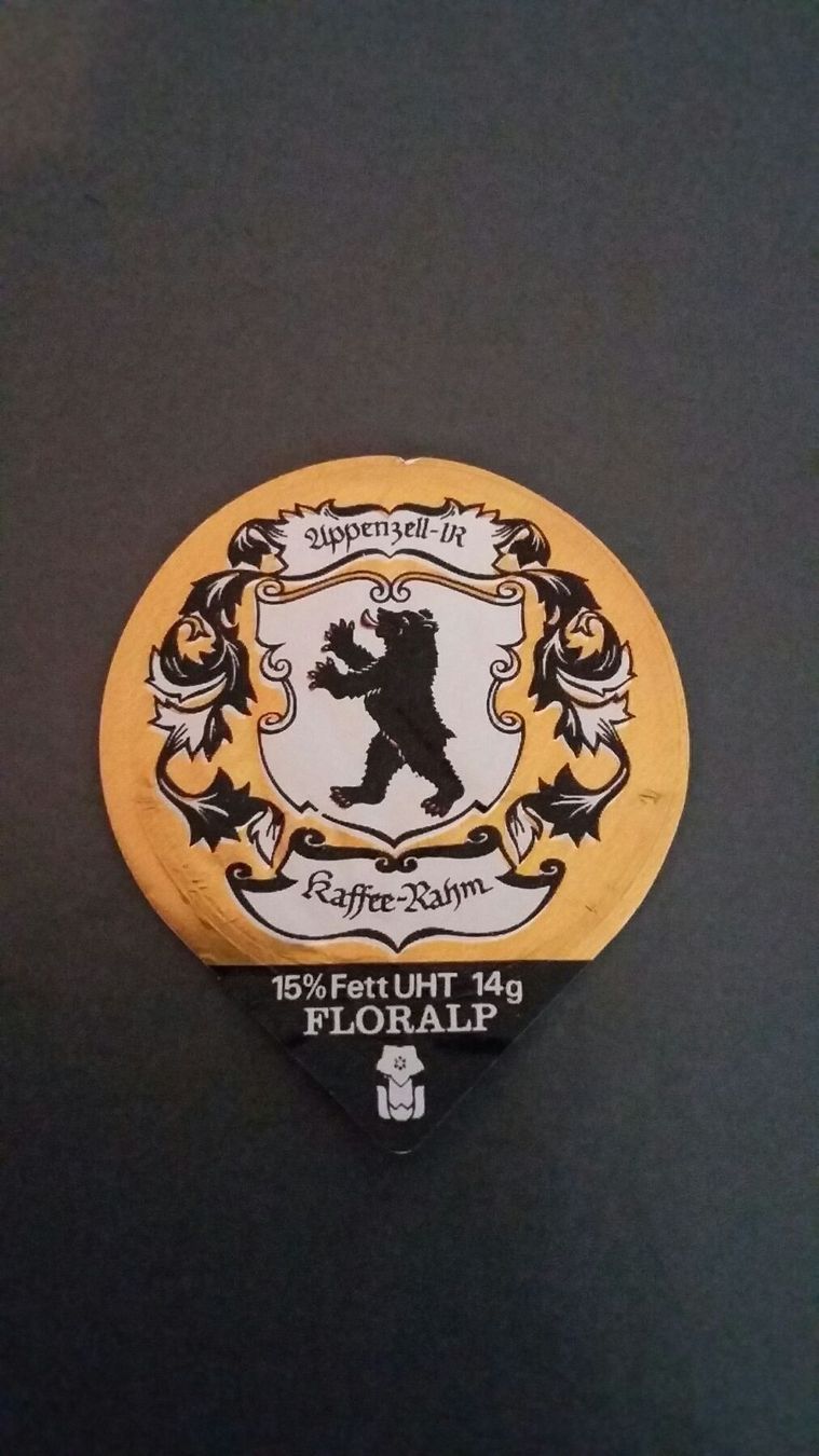 Coperchi dei cremini per caffè: KRD aus Serie 12 "Kantonswappen" / Nr. 3 – Usato da Goldau venduto da Soundbookie