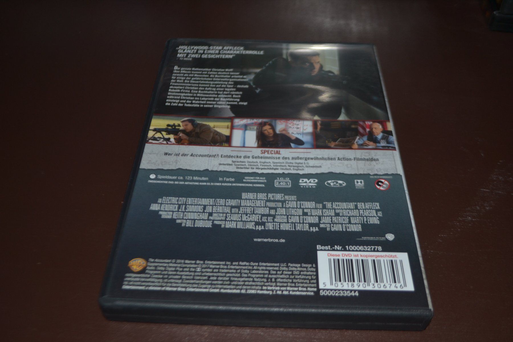 Tutti i DVDs: the Accountant (DVD) – Usato da Laupen ZH venduto da chefdom 1