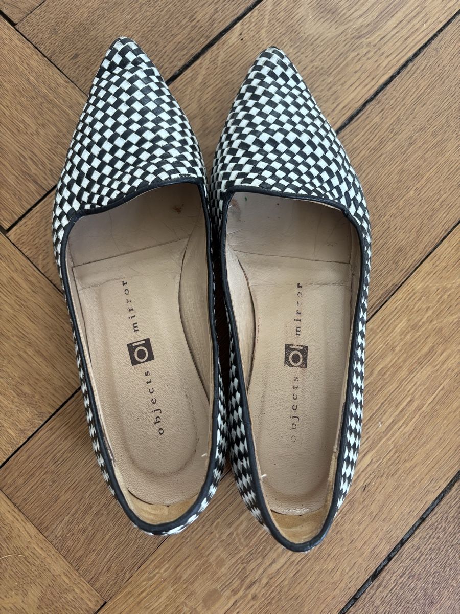 Scarpe da donna: Karierte Schuhe Objects Mirror Gr. 36 (36.5) – Usato da Zürich venduto da triangular 1