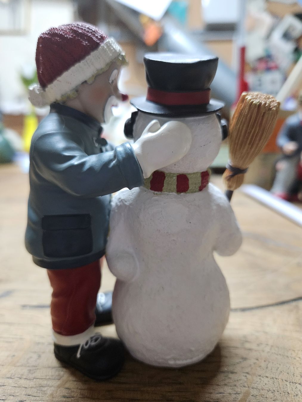 Statuette: Gilde Clown mit Schneemann (V) – Usato da Rorschach venduto da TimelessTrading 1