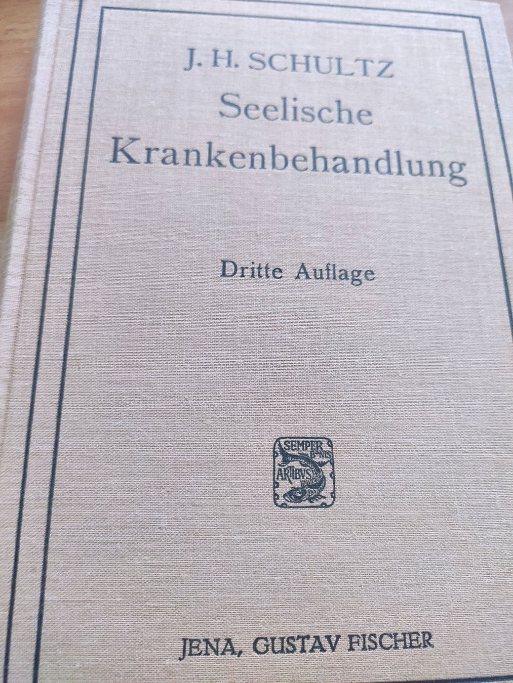 Libri: Seelische Krankenbehandlung, J.H. Schultz, 1922 – Usato da Zürich venduto da typish
