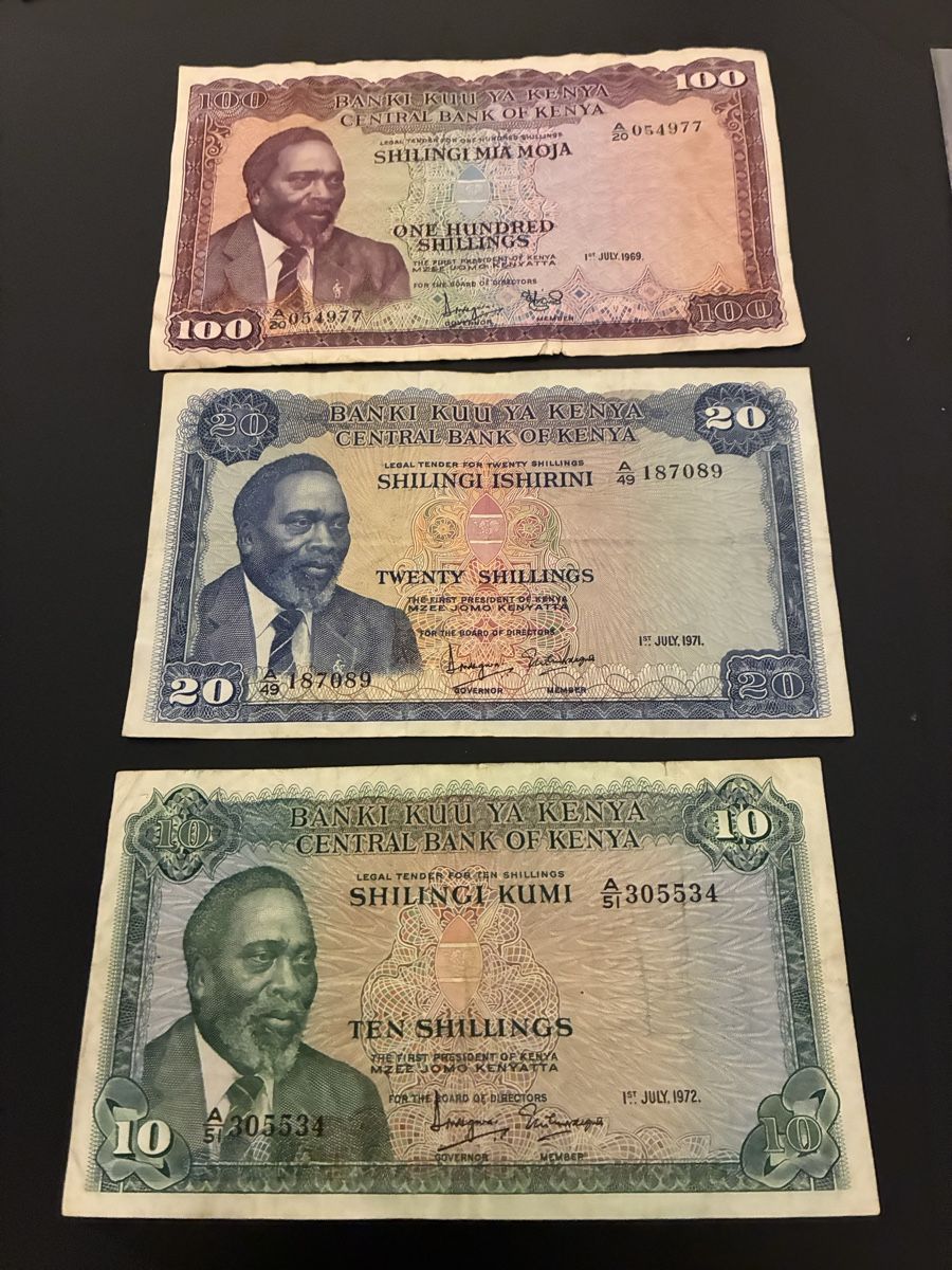 Banconote: 3 verschiedene Banknoten  – Usato da Dällikon venduto da Woldbanknoten 1