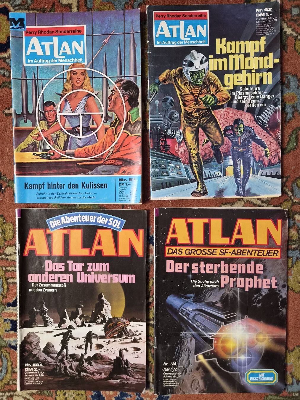 Libri: 9 Seience Fiction Romanhefte – Usato da Moosseedorf venduto da wau69 2