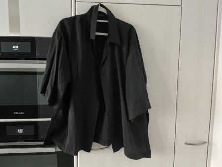 Schwarze Zara Bluse, Gr. S, Oversize Look, Top Zustand