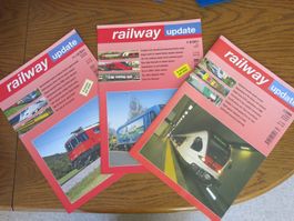 3 Railway Update Magazine Nr. 7-8 & 11-12 2011 und Nr.1 2006